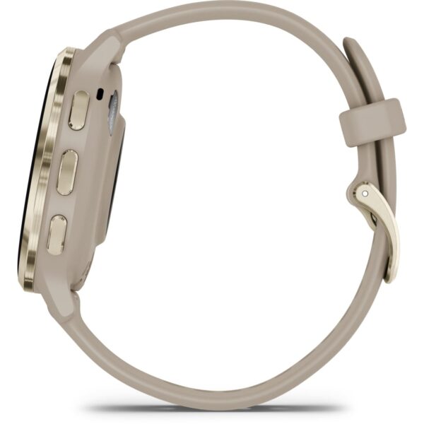 Garmin Venu 3S GPS Smartwatch - french gray/softgold – Bild 2