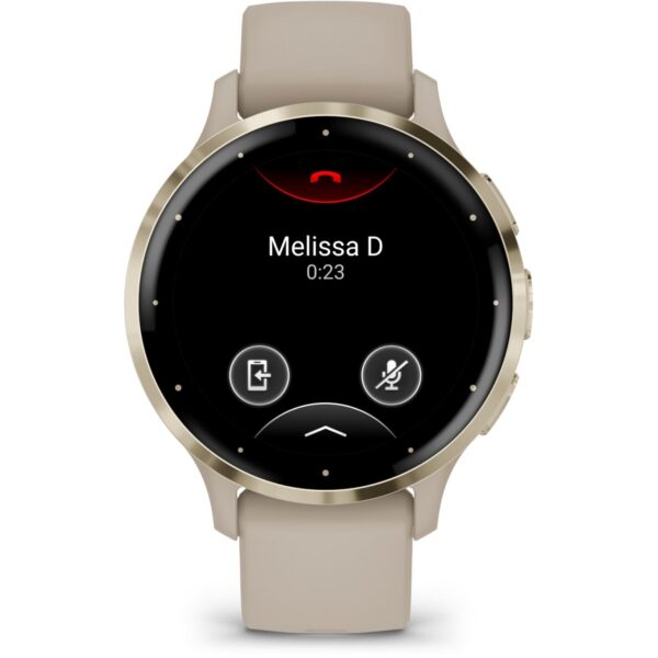 Garmin Venu 3S GPS Smartwatch - french gray/softgold – Bild 3