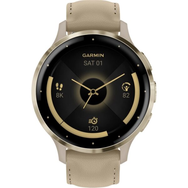 Garmin Venu 3S GPS Smartwatch - french gray/softgold – Bild 5
