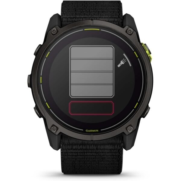 Garmin Enduro 3 Sapphire Solar GPS Smartwatch - Schwarz/Carbongrau DLC Titan – Bild 3