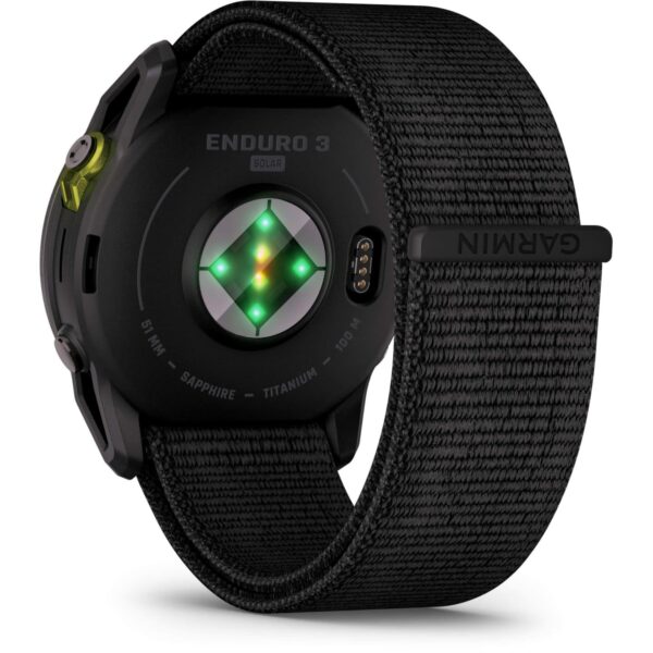 Garmin Enduro 3 Sapphire Solar GPS Smartwatch - Schwarz/Carbongrau DLC Titan – Bild 7