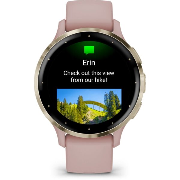 Garmin Venu 3S GPS Smartwatch - dust rose/softgold – Bild 6