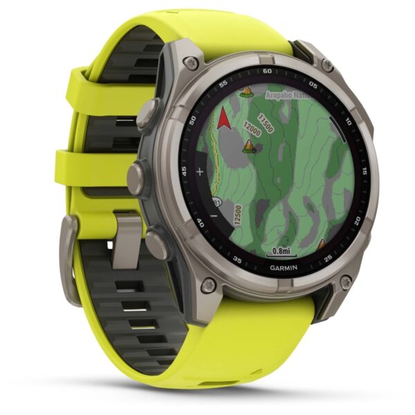 Garmin fenix 8 Sapphire Solar GPS Smartwatch - 47mm - Graphit/Titanium Titan – Bild 4