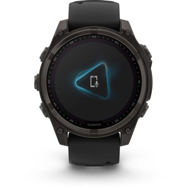 Garmin fenix 8 Sapphire Solar GPS Smartwatch - 47mm - Graphit/Carbon Gray Titan DLC – Bild 3
